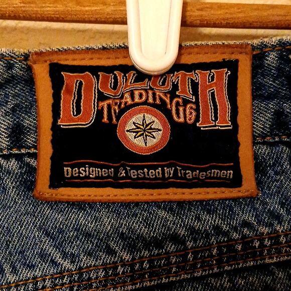 Vintage Duluth Trading Company carpenter jeans 36x30 fleece lined - Picture 3 of 7